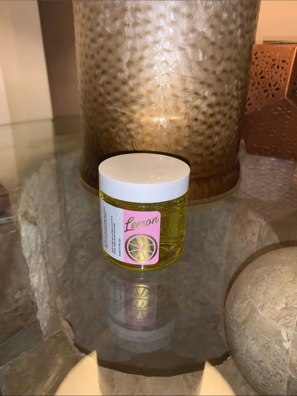 AMMINAH Lemon Jelly Face Mask